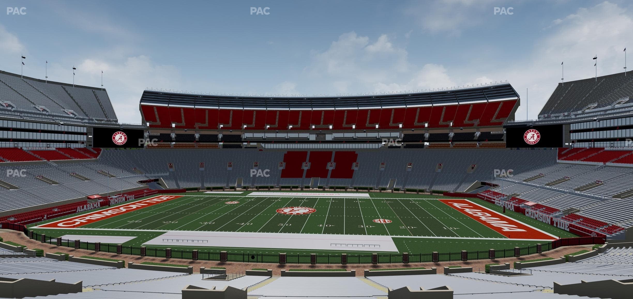 Bryant-Denny Stadium - Section Hh Seat View