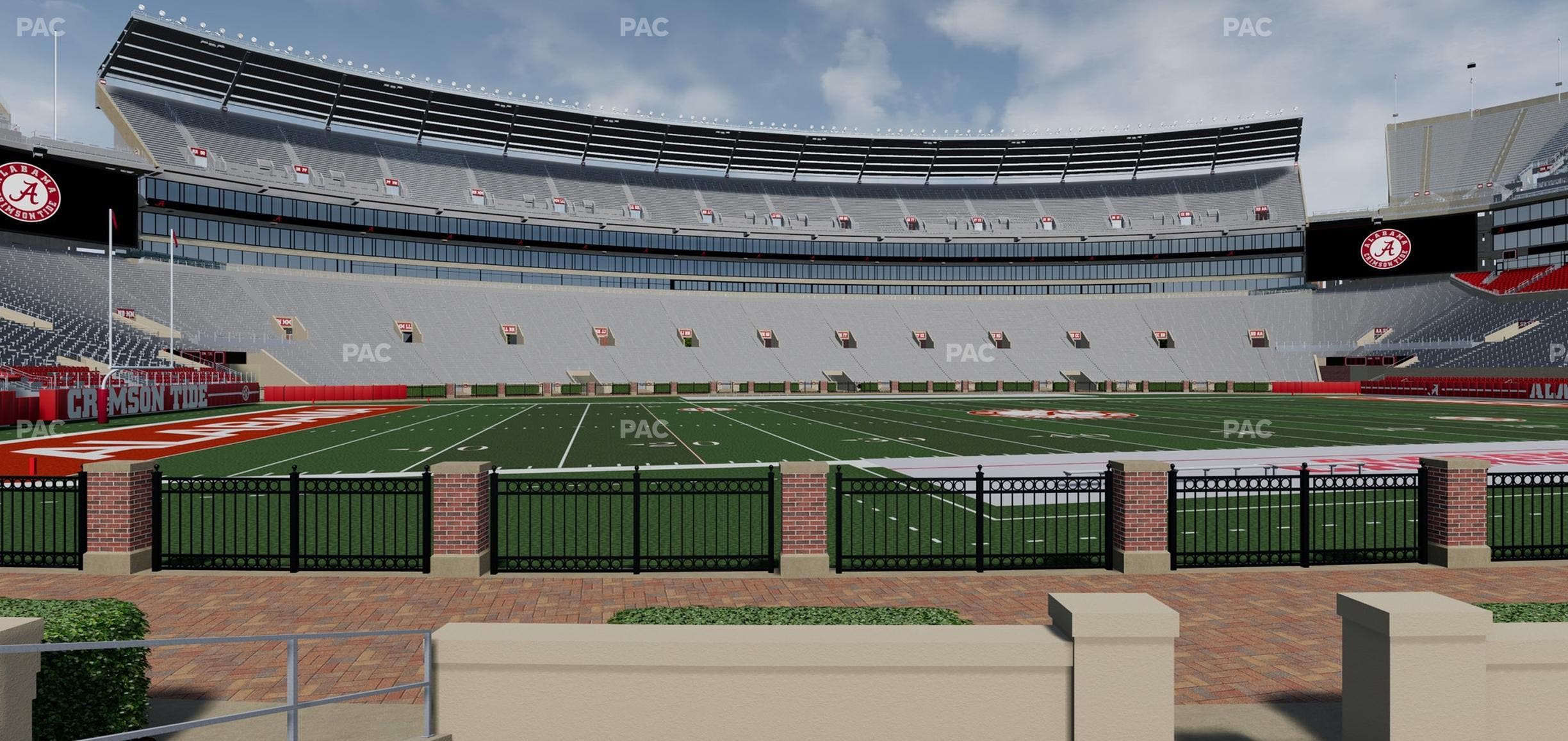 Bryant-Denny Stadium - Section K Seat View