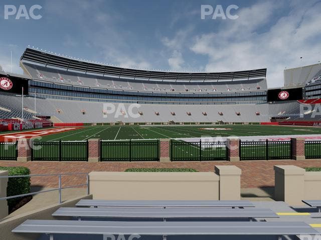 Bryant-Denny Stadium - Section K Seat View