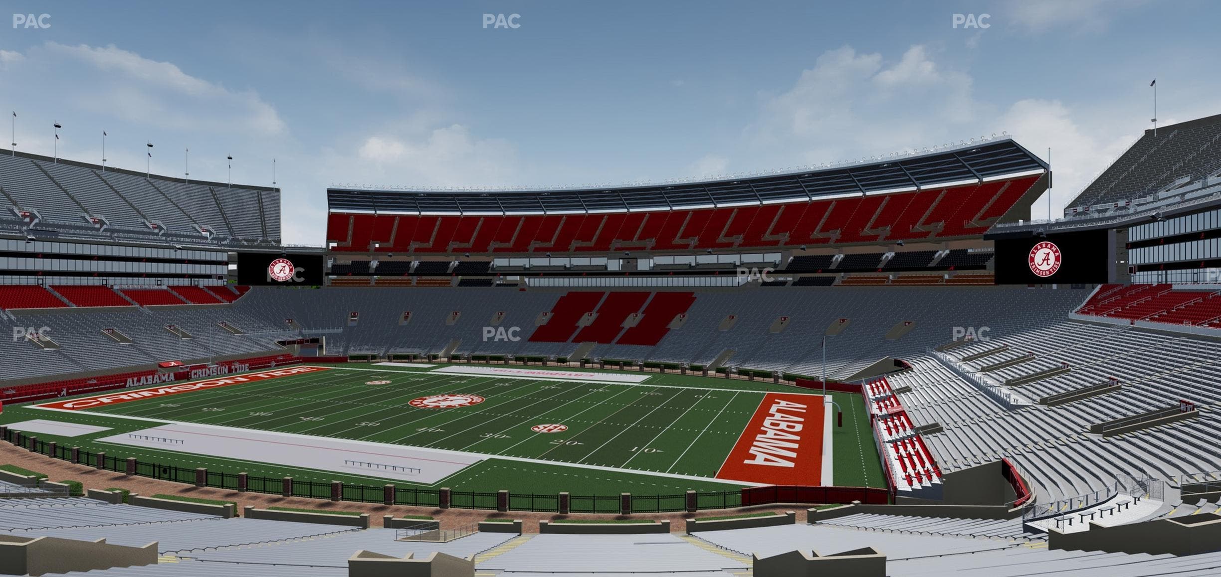 Bryant-Denny Stadium - Section Ll Seat View