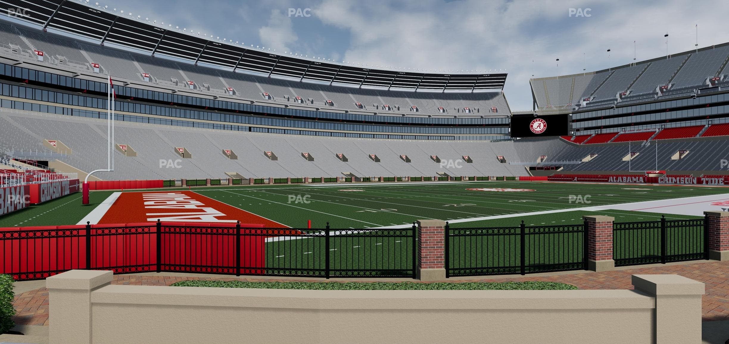 Bryant-Denny Stadium - Section M Seat View