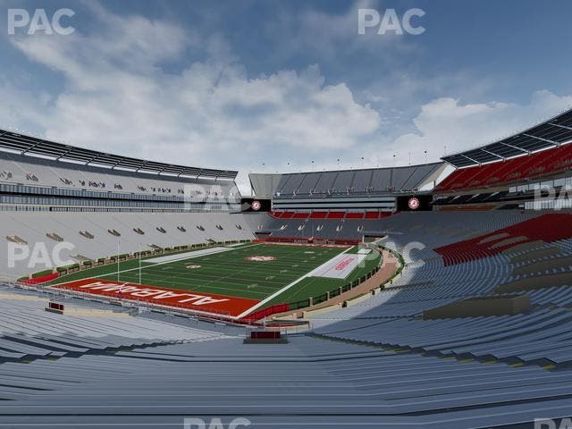 Bryant-Denny Stadium - Section N 1 Seat View