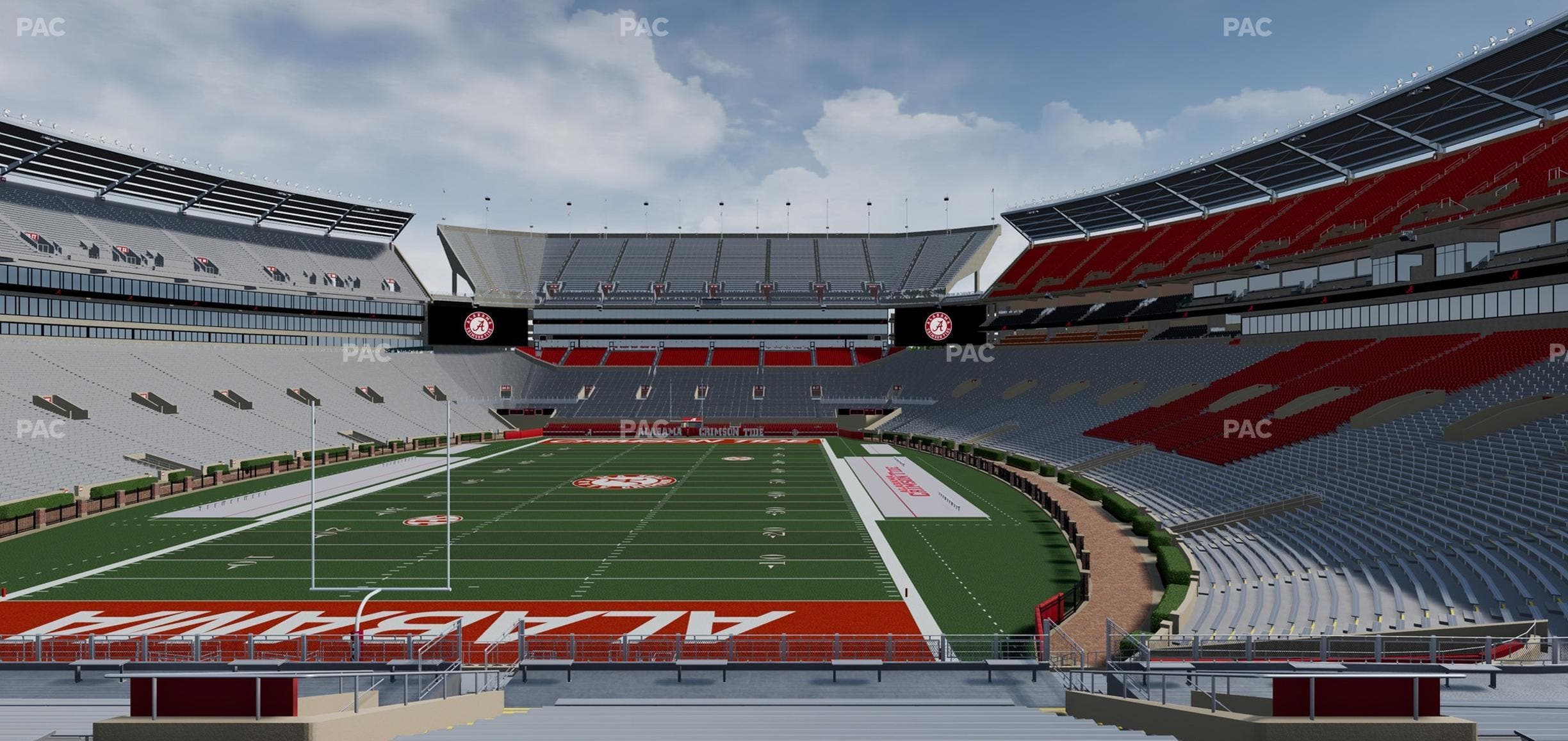 Bryant-Denny Stadium - Section N 3 Seat View