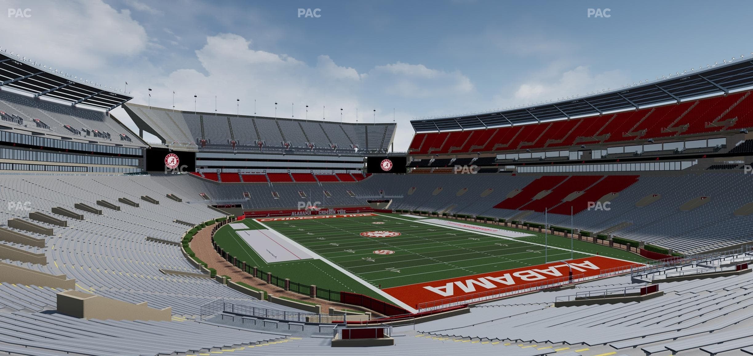 Bryant-Denny Stadium - Section N 8 Seat View