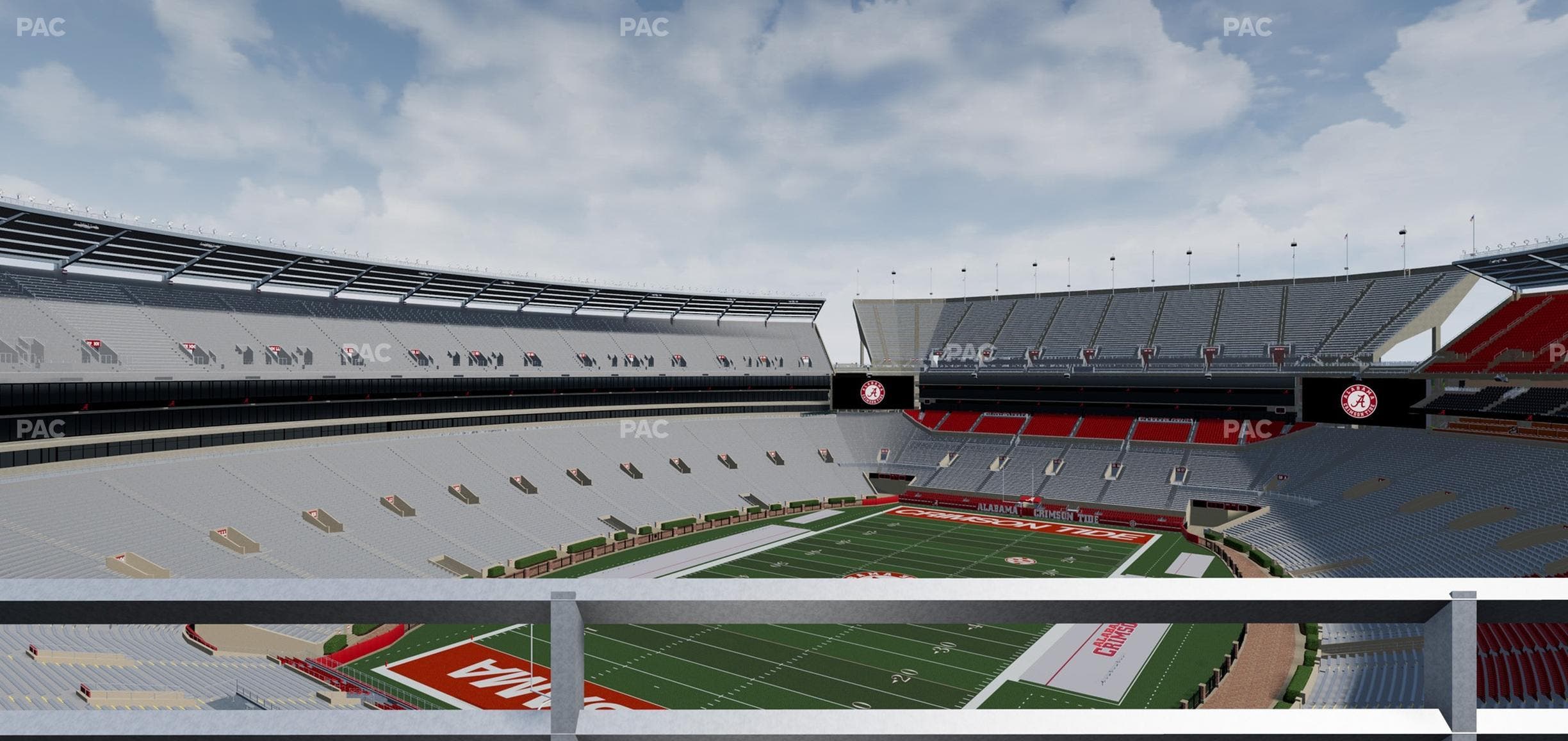 Bryant-Denny Stadium - Section Nn 3 Seat View
