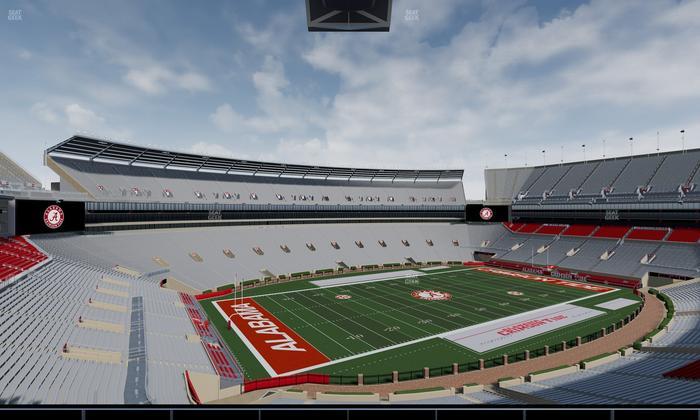 Bryant-Denny Stadium - Section North Champions Club 7 Seat View