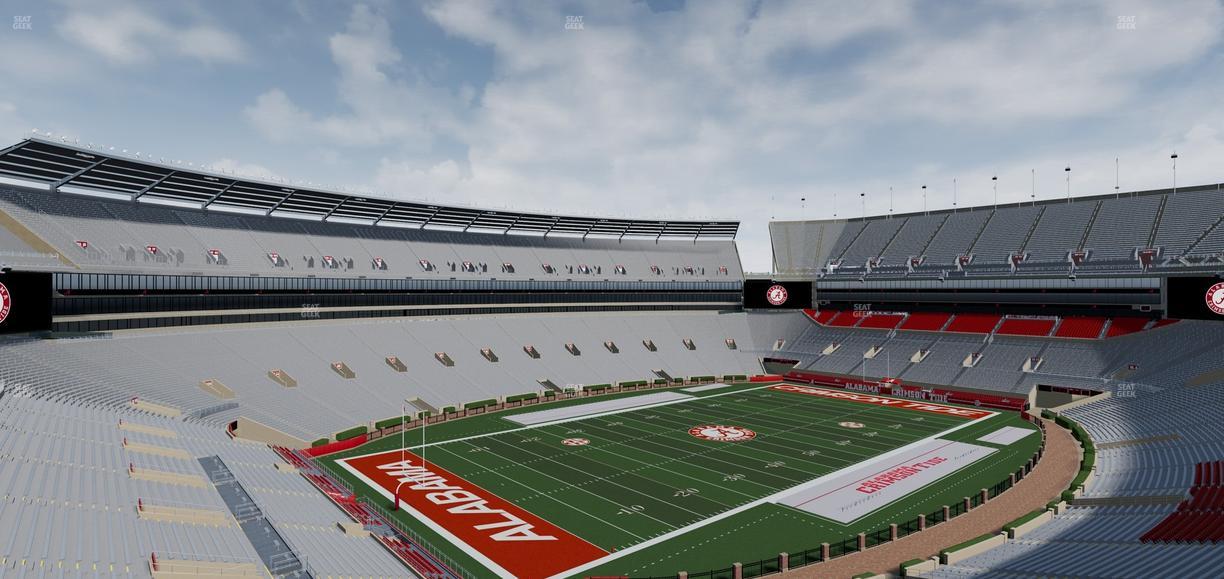 Bryant-Denny Stadium - Section North Champions Club 8 Seat View