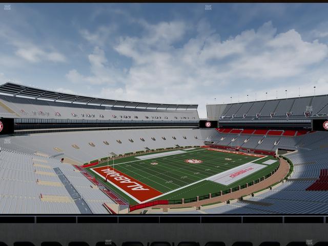 Bryant-Denny Stadium - Section North Champions Club 8 Seat View