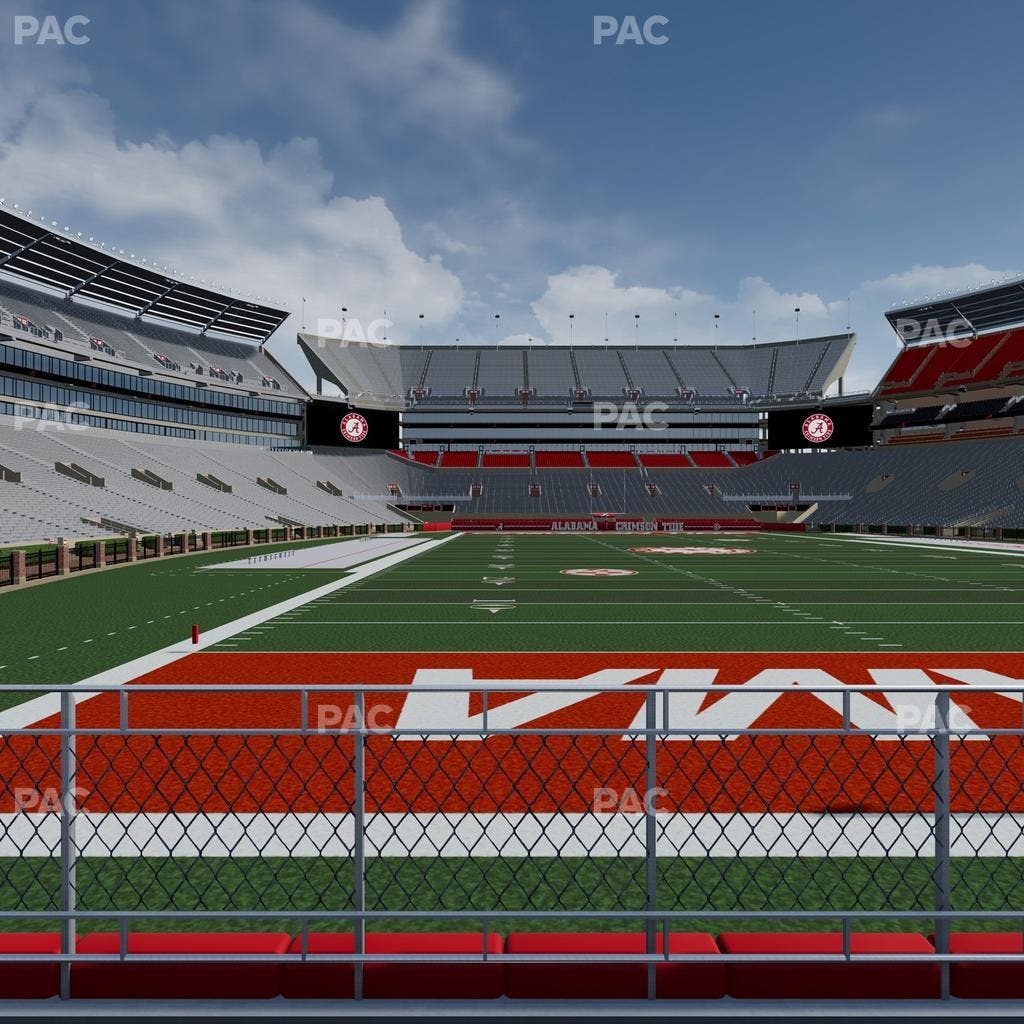 Bryant-Denny Stadium - Section North Field Suite Seat View