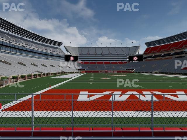 Bryant-Denny Stadium - Section North Field Suite Seat View
