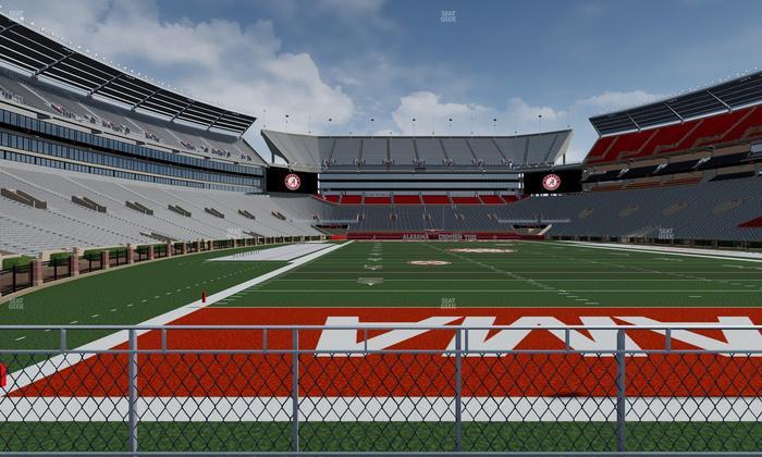 Bryant-Denny Stadium - Section North Field Suite Seat View