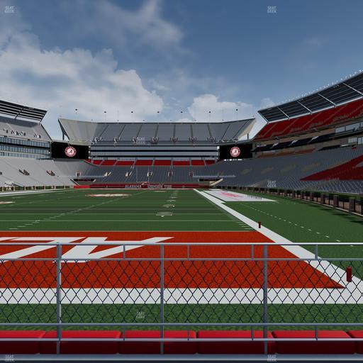 Bryant-Denny Stadium - Section North Field Suite Seat View