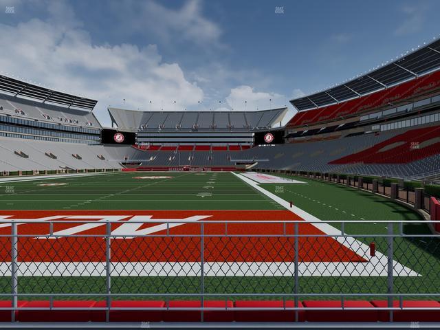 Bryant-Denny Stadium - Section North Field Suite Seat View
