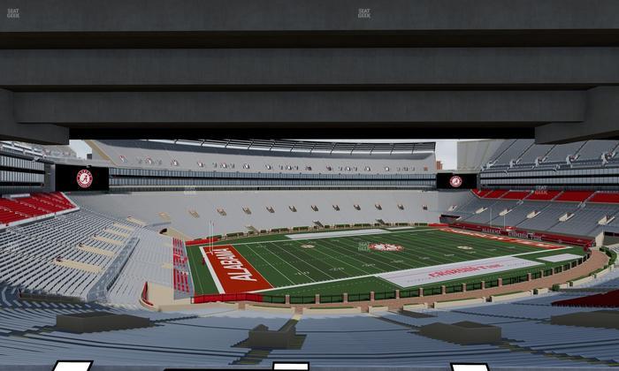 Bryant-Denny Stadium - Section North Loge Box 32 Seat View