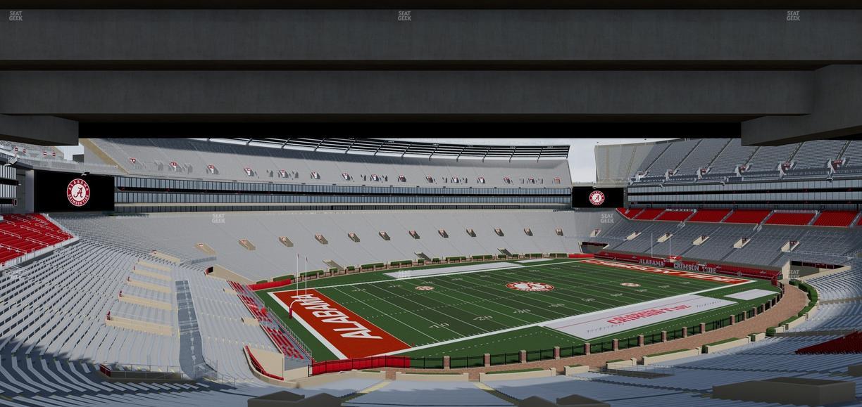 Bryant-Denny Stadium - Section North Loge Box 41 Seat View