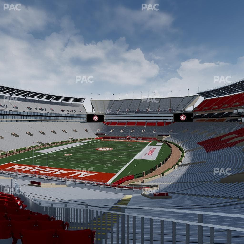 Bryant-Denny Stadium - Section North Zone 1 Seat View
