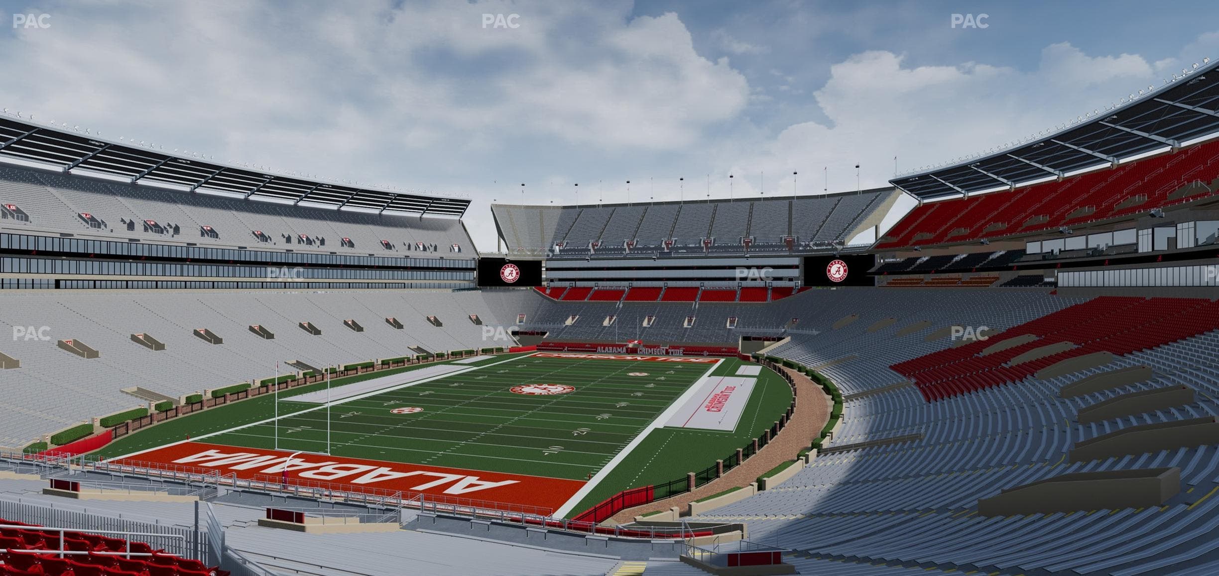 Bryant-Denny Stadium - Section North Zone 1 Seat View