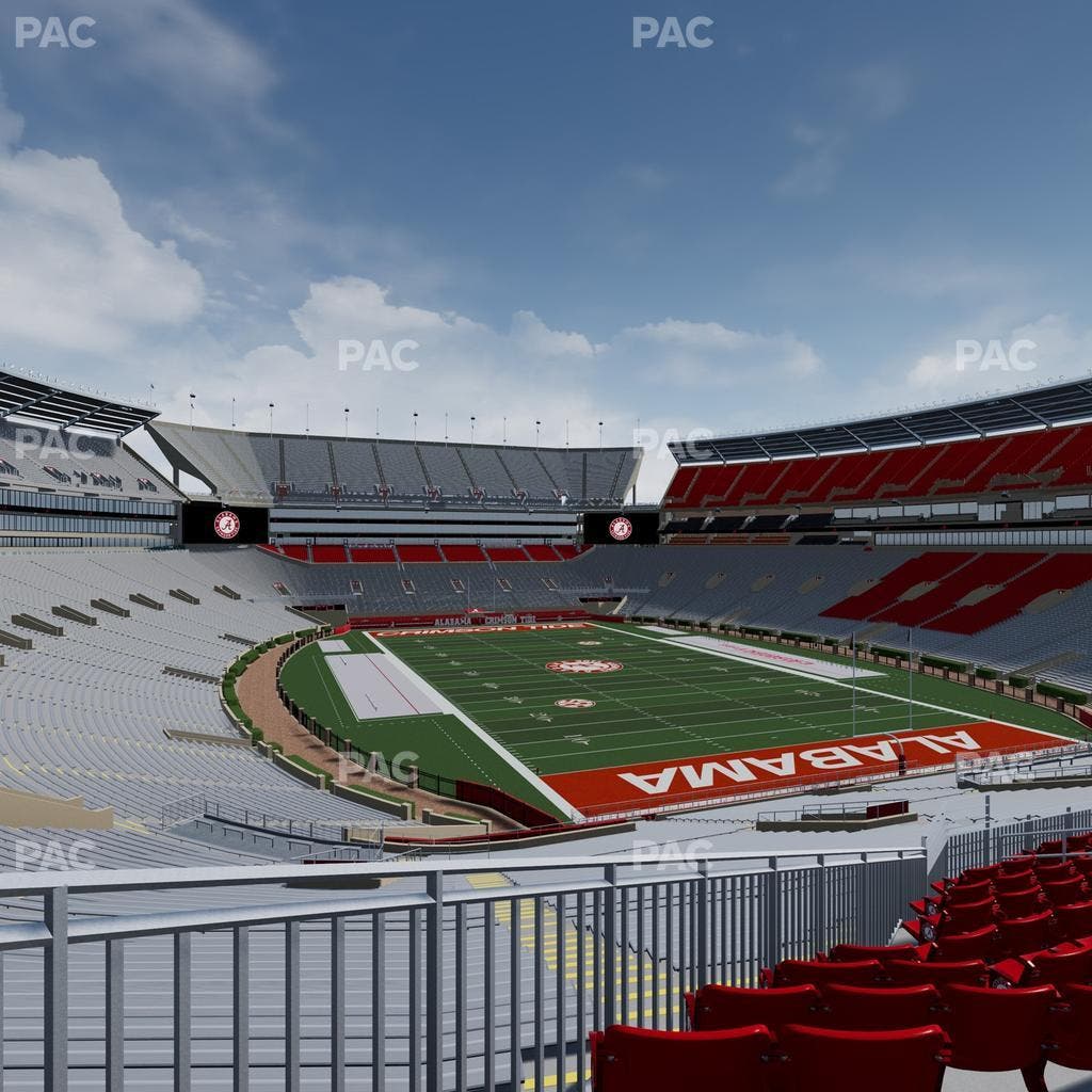 Bryant-Denny Stadium - Section North Zone 10 Seat View