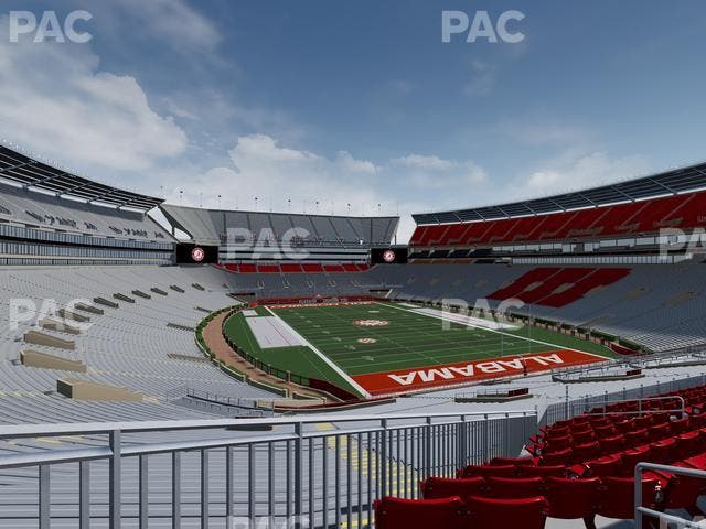 Bryant-Denny Stadium - Section North Zone 10 Seat View
