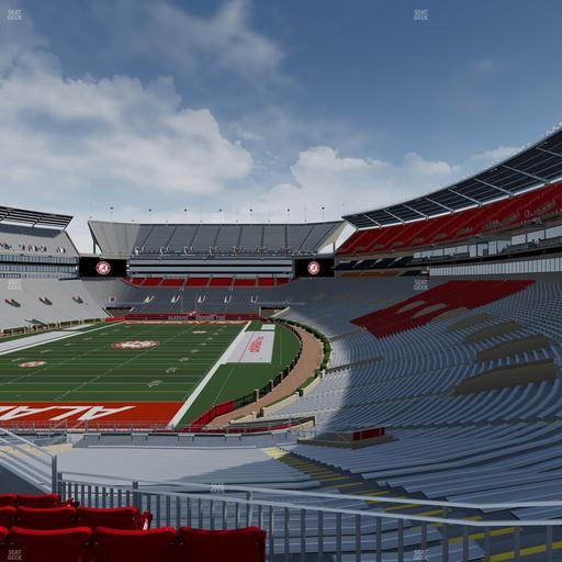Bryant-Denny Stadium - Section North Zone 10 Seat View