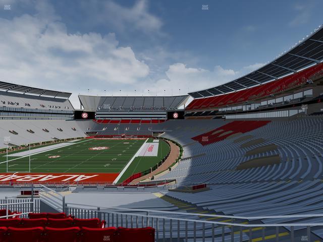 Bryant-Denny Stadium - Section North Zone 10 Seat View