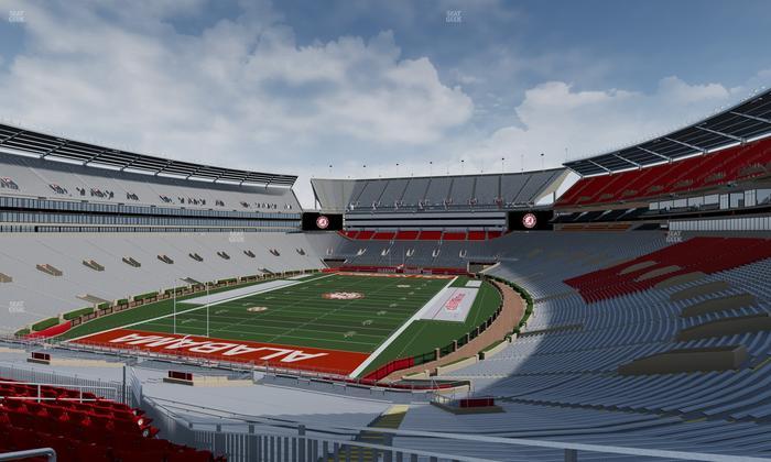 Bryant-Denny Stadium - Section North Zone 11 Seat View