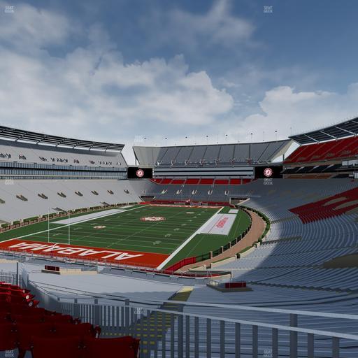 Bryant-Denny Stadium - Section North Zone 11 Seat View