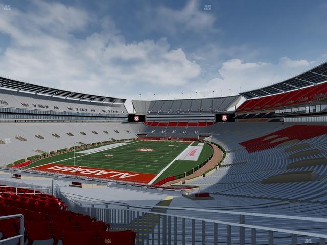 Bryant-Denny Stadium - Section North Zone 11 Seat View