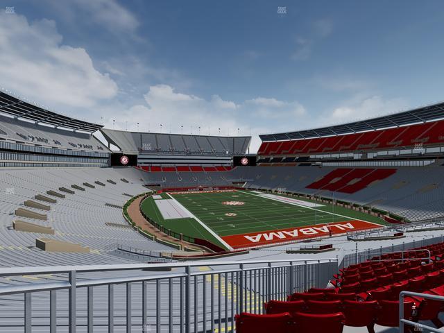 Bryant-Denny Stadium - Section North Zone 2 Seat View