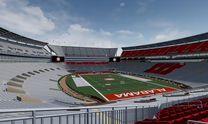 Bryant-Denny Stadium - Section North Zone 2 Seat View