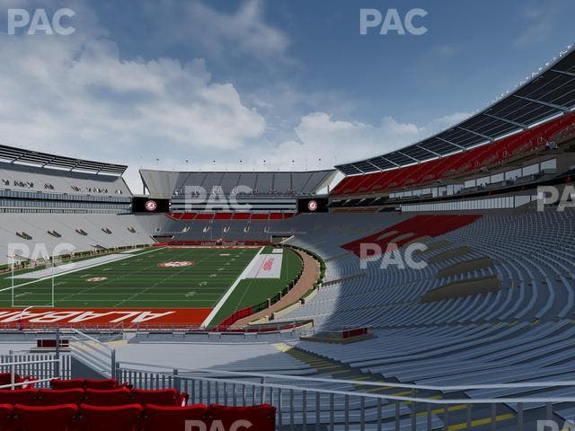 Bryant-Denny Stadium - Section North Zone 2 Seat View