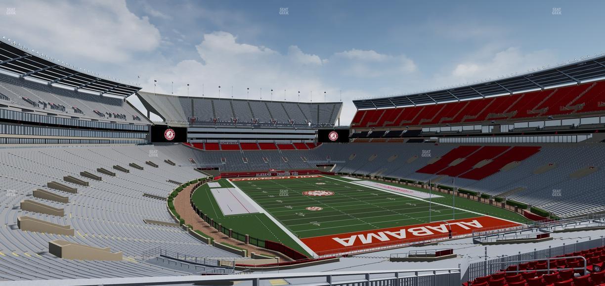 Bryant-Denny Stadium - Section North Zone 2 Seat View