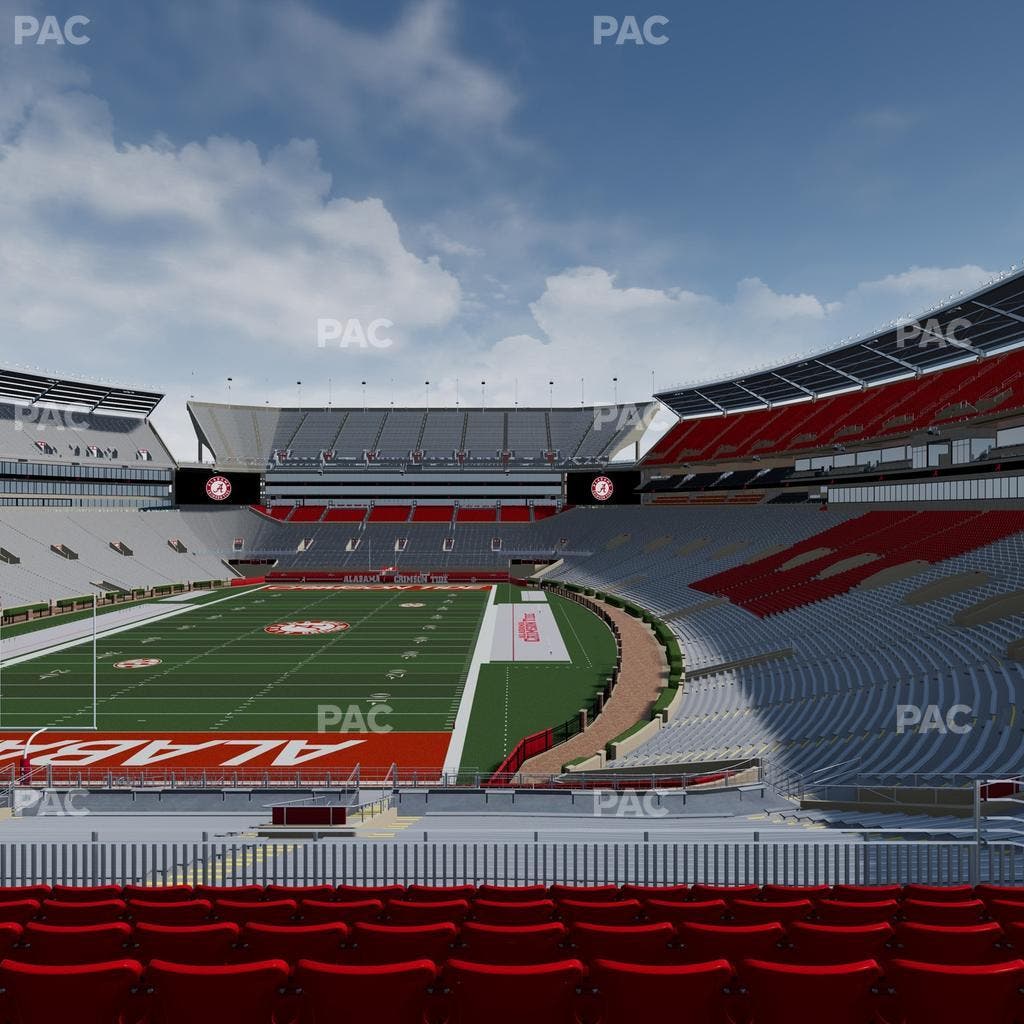 Bryant-Denny Stadium - Section North Zone 3 Seat View