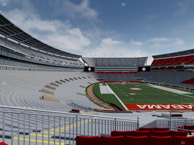 Bryant-Denny Stadium - Section North Zone 3 Seat View
