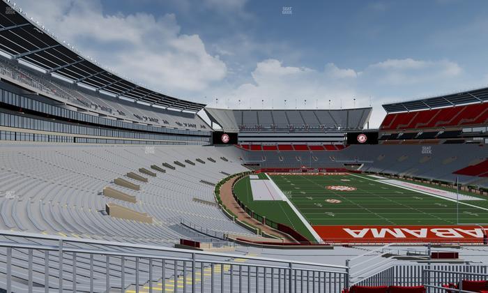Bryant-Denny Stadium - Section North Zone 3 Seat View