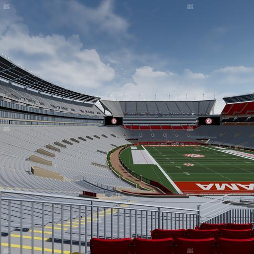 Bryant-Denny Stadium - Section North Zone 3 Seat View