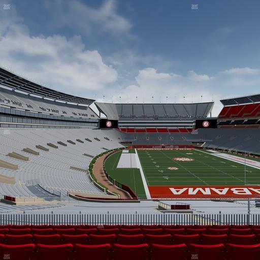Bryant-Denny Stadium - Section North Zone 4 Seat View