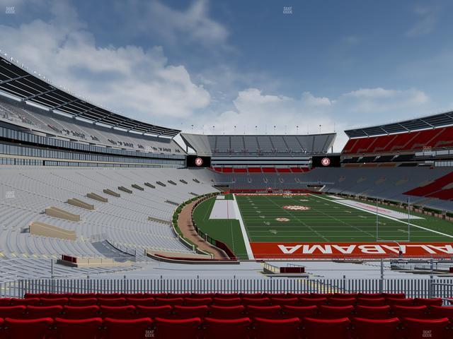 Bryant-Denny Stadium - Section North Zone 4 Seat View