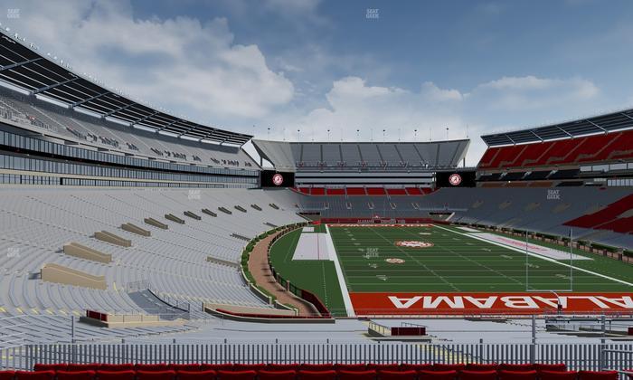 Bryant-Denny Stadium - Section North Zone 4 Seat View