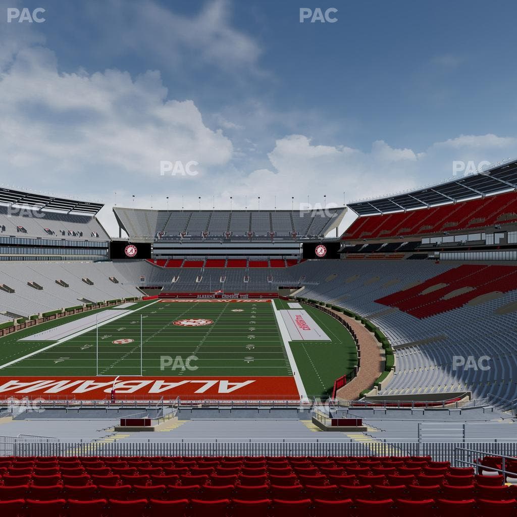 Bryant-Denny Stadium - Section North Zone 4 Seat View