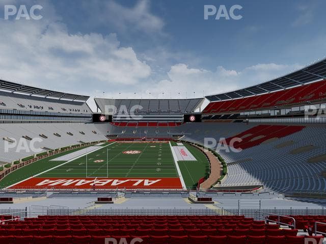 Bryant-Denny Stadium - Section North Zone 4 Seat View