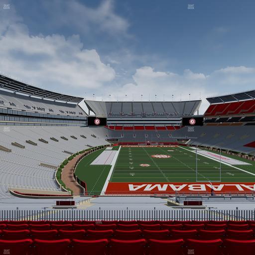 Bryant-Denny Stadium - Section North Zone 5 Seat View