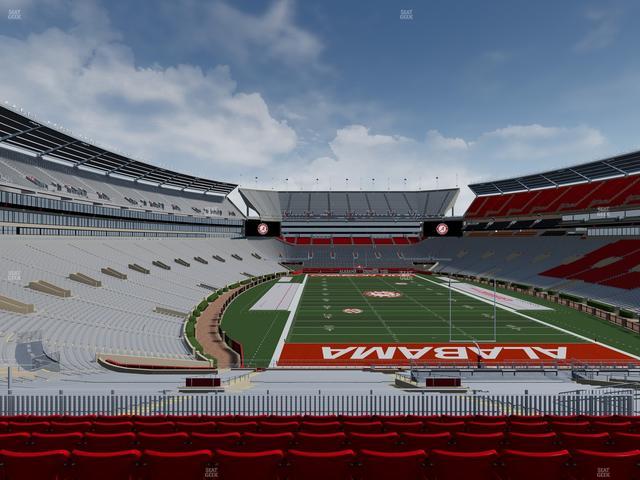Bryant-Denny Stadium - Section North Zone 5 Seat View