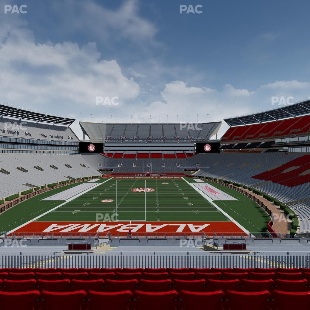 Bryant-Denny Stadium - Section North Zone 5 Seat View