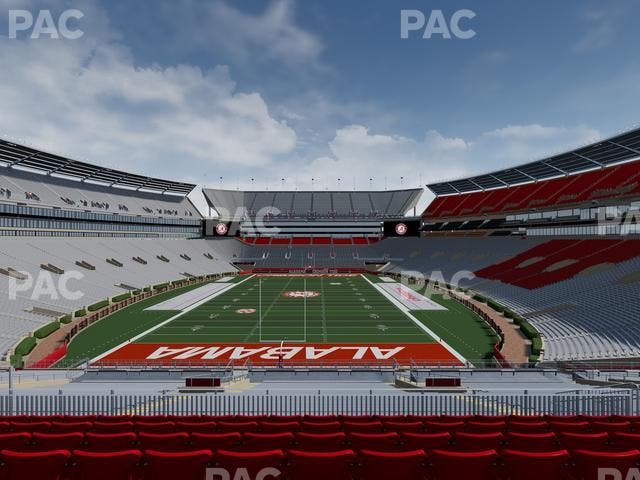 Bryant-Denny Stadium - Section North Zone 5 Seat View