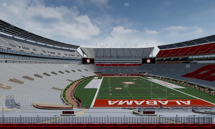 Bryant-Denny Stadium - Section North Zone 5 Seat View