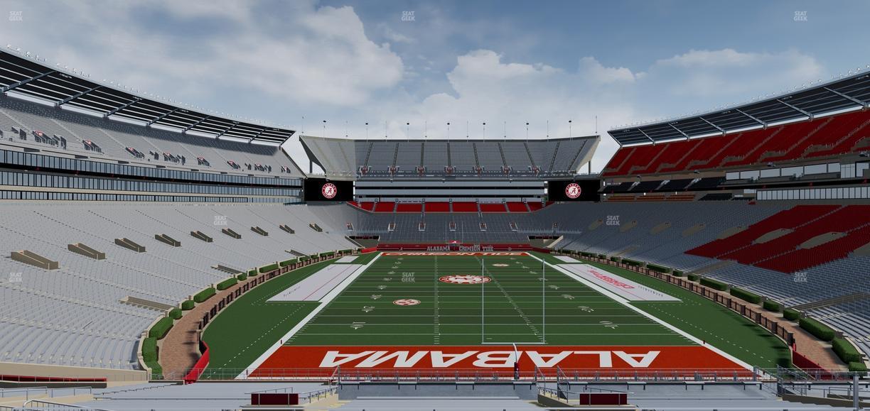 Bryant-Denny Stadium - Section North Zone 6 Seat View