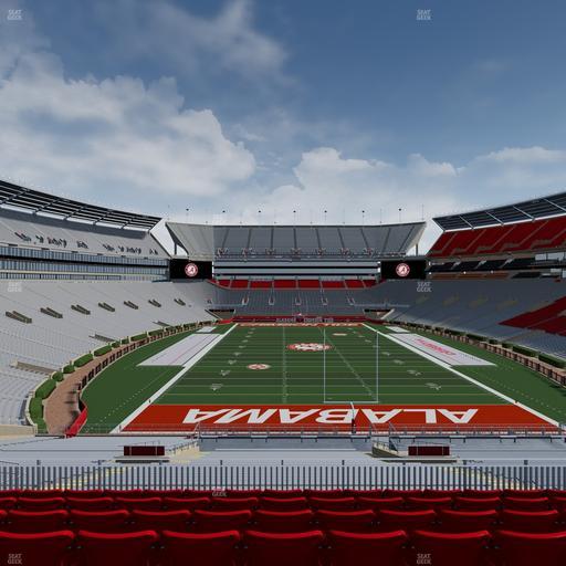 Bryant-Denny Stadium - Section North Zone 6 Seat View