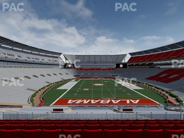 Bryant-Denny Stadium - Section North Zone 6 Seat View