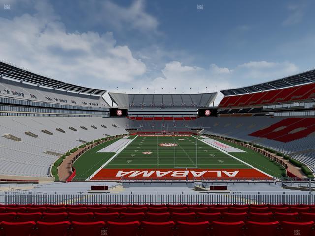 Bryant-Denny Stadium - Section North Zone 6 Seat View